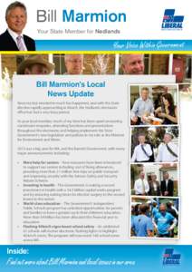 Bill Marmion Your State Member for Nedlands You WESTERN AUSTRALIA