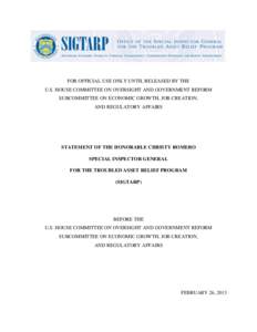 Economic history / Banking in the United States / Troubled Asset Relief Program / United States Department of the Treasury / Kenneth Feinberg / Executive pay / Bailout / American International Group / Bank of America / Economy of the United States / Economics / Primary dealers