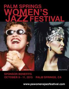 PALM SPRINGS  WOMEN’S JAZZ FESTIVAL  Diane Schuur