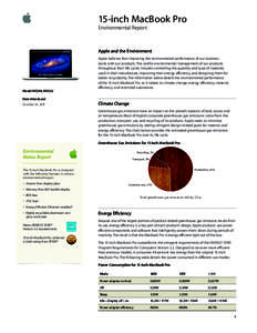 Steve Jobs / MacBook family / Personal computers / Waste legislation / MacBook / Restriction of Hazardous Substances Directive / Macintosh / Packaging and labeling / Recycling / Computing / Apple Inc. / Computer hardware