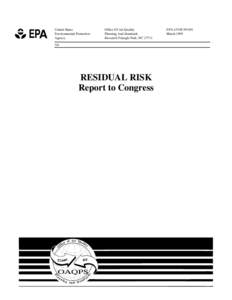 Risk management / Actuarial science / United States Environmental Protection Agency / Food Quality Protection Act / Risk assessment / Agency for Toxic Substances and Disease Registry / Commission on Risk Assessment and Risk Management / Clean Air Act / Panos G. Georgopoulos / Management / Risk / Ethics