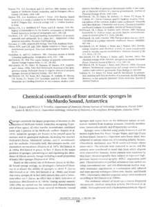 Dayton, P.K., G.A. Robilliard, and A.L. DeVriesAnchor ice formation in McMurdo Sound, Antarctica, and its biological effects. Science, ), Dayton, P.K., G.A. Robilliard, and R.T. PaineBe