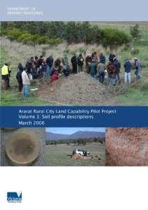 Land use / Pedology / Environmental soil science / Erosion / Rural City of Ararat / Lake Bolac /  Victoria / Land management / Soil science / Soil