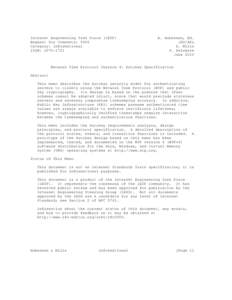 Internet Engineering Task Force (IETF) Request for Comments: 5906 Category: Informational ISSN: [removed]B. Haberman, Ed.