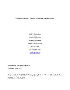 Educational psychology / Eugenics / The IQ Controversy /  the Media and Public Policy / Arthur Jensen / G factor / Intelligence quotient / Douglas K. Detterman / Linda Gottfredson / Scientific racism / Intelligence / Mind / London School of Differential Psychology