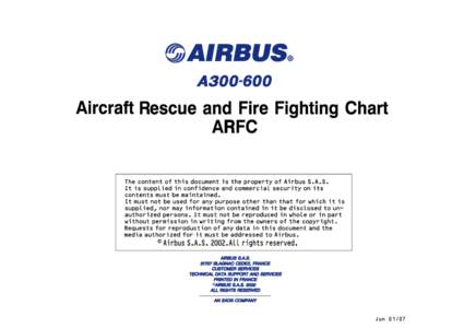 Evacuation slide / A300 / Airbus A300