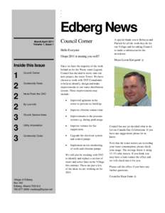 . . . Edberg News March/April 2011