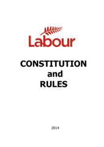 CONSTITUTION and RULES 2014