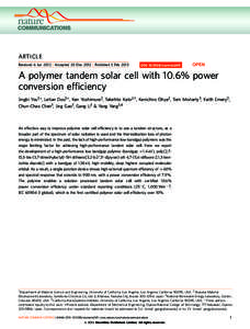 ARTICLE Received 6 Jun 2012 | Accepted 20 Dec 2012 | Published 5 Feb 2013 DOI: [removed]ncomms2411  OPEN