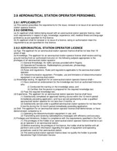 Aeronautical station / Air traffic control