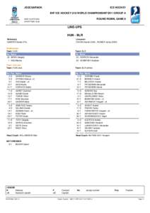 JEGCSARNOK  ICE HOCKEY IIHF ICE HOCKEY U18 WORLD CHAMPIONSHIP DIV I GROUP A ROUND ROBIN, GAME 8