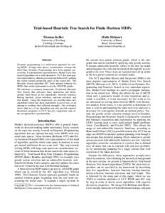 Trial-based Heuristic Tree Search for Finite Horizon MDPs