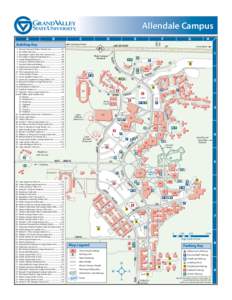 Grand Valley State University - Allendale Campus Map