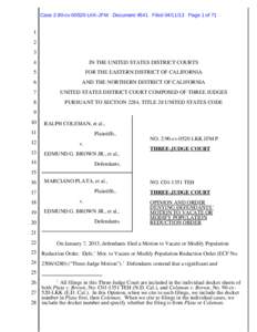 Case 2:90-cv[removed]LKK-JFM Document 4541 Filed[removed]Page 1 of[removed]