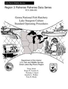 Genoa National Fish Hatchery Lake Sturgeon Culture Standard Operating Procedure