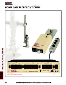 KOPF  MICROPOSITIONERS MODEL 2650 MICROPOSITIONER