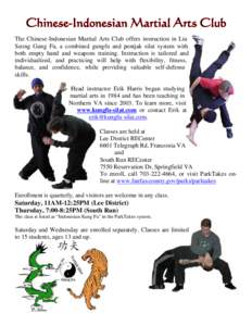 Silat / Indo people / Liu Seong Kuntao / Pencak Silat / Kung fu / Martial arts / Asia / Chinese martial arts