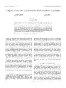 Journal of Personality and Social Psychology 2006, Vol. 91, No. 2, 232–242 Copyright 2006 by the American Psychological Association/$12.00 DOI: 