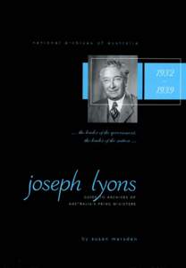 Research Guides - Joseph Lyons - Guide to Archives of Australia’s Prime Ministers