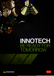 Brochure of Innotech : part of Central Engineering Department of Bouygues Bâtiment International Design & Edition