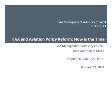 Microsoft PowerPoint - FAA MAC Joint Report[removed]FINAL