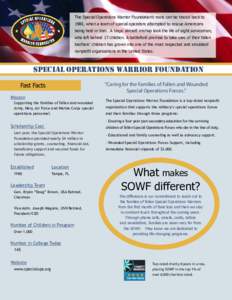 Special Operations Warrior Foundation / Music For a Cause