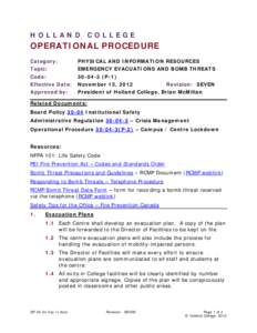Operational Procedure[removed]P-1)