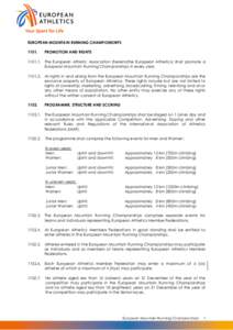 European Athletic Association / European Mountain Running Championships / International Association of Athletics Federations / Sports / Athletics / Track and field