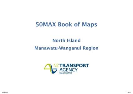 50MAX Book of Maps North Island Manawatu-Wanganui Region April 2015