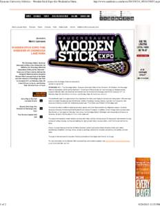 Syracuse University Athletics - Wooden Stick Expo this Weekend at Onondaga Lake Park