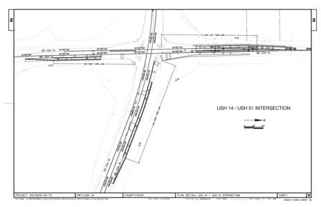 IProject, Central Segment (County O-Dane/Rock County line), map - Intersection Improvements at US 14 and US 51, Alternate Route PIM, February 18, 2014