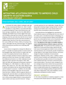 Mitigating aflatoxin exposure to improve child growth in eastern Kenya