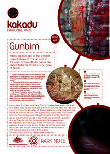 Gunbim rock art | Kakadu National Park