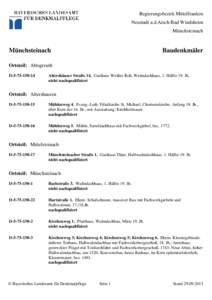 Regierungsbezirk Mittelfranken Neustadt a.d.Aisch-Bad Windsheim Münchsteinach