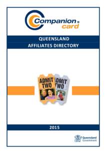 Queensland Companion Card Affiliate Directory