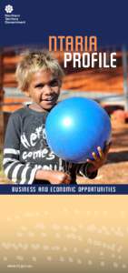 NTARIA PROFILE BUSINESS AND ECONomic Opportunities  www.nt.gov.au