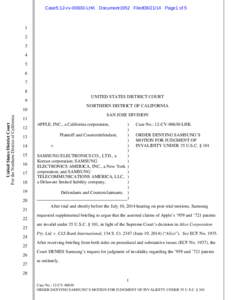 Case5:12-cv[removed]LHK Document1952 Filed08[removed]Page1 of[removed]