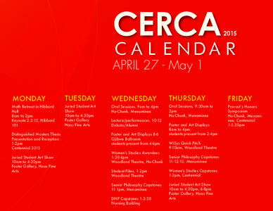 CERCA 2015 Week Calendarb