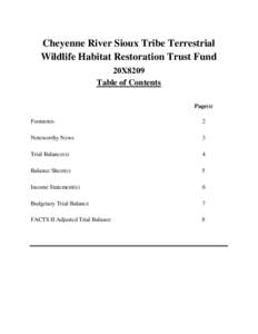 Cheyenne River December 2010 Draft Unaudited.xlsx