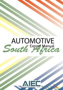 AUTOMOTIVE  South Africa Export Manual  1