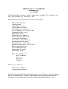 Maryland / Nanticoke River / Nanticoke / Conowingo /  Maryland / Chesapeake Bay Program / Marshyhope Creek / Vienna /  Maryland / Canadian Broadcasting Corporation / Delaware / Chesapeake Bay Watershed / Geography of the United States / State governments of the United States