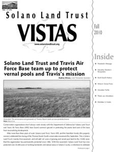 Vol. 17 #2  Fall[removed]Solano Land Trust and Travis Air