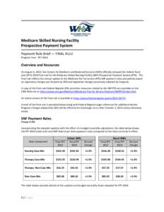 Microsoft Word - SNF PPS FR 2014 Payment Rule Brief v1.doc