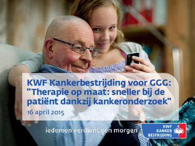 KWF Kankerbestrijding voor GGG: 