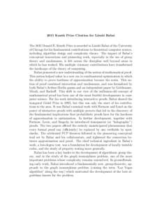 Probabilistic complexity theory / Theoretical computer science / Morphisms / Computational complexity theory / PCP theorem / Mathematical optimization / Probabilistically checkable proof / Combinatorica / IP / Algorithm / Russell Impagliazzo / Graph isomorphism