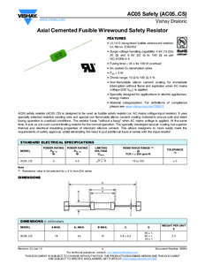 AC05 Safety (AC05..CS) www.vishay.com