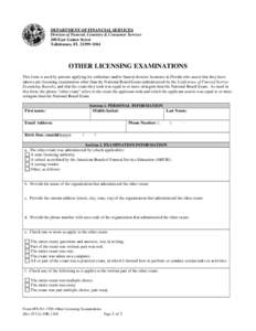 Microsoft Word - Other Licensing Examinations DFS-N1-1709.doc