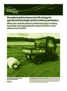 16156 LWEC P&P Note 12_v[removed]:41 Page 1  Living With Environmental Change Polaris House, North Star Avenue Swindon, Wiltshire SN2 1EU United Kingdom