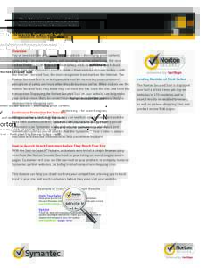 The Norton Secured Seal Bring Trust to Your Business Online Datasheet: Norton Secured Seal Overview You’ve invested time and money in your website – developing great content,