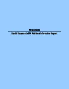 Attachment E Lion Oil Response to EPA Additional Information Request 